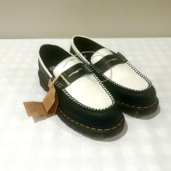 Dr Martin AirWair Penton 2 Tone Leather Loafer Unisex Shoes US Mens 9/Women’s 10 - Picture 1 of 7